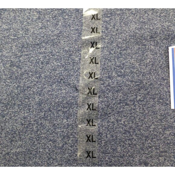 Simply Southern Outfitters XL Mens Heathered Blue Polo Shirt Red Dog Logo - Picture 8 of 12